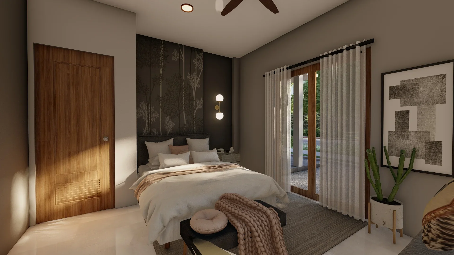 Interior Design Colombo, Sri Lanka, The Balanced Modern Home, Makuluduwa, bedroom 4
