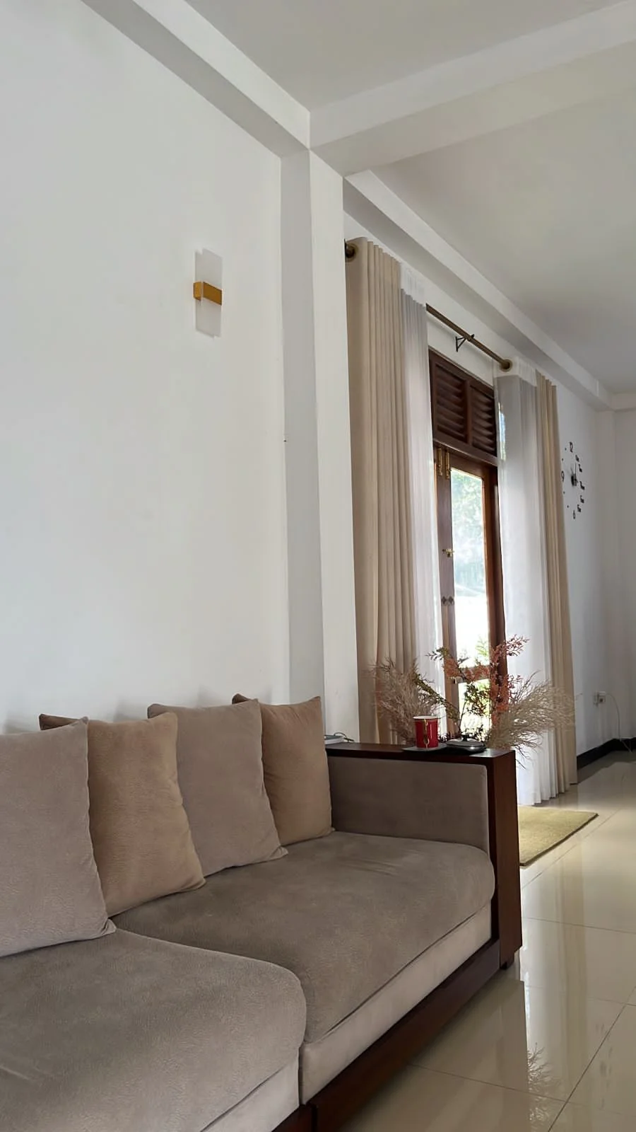 Interior Design Colombo, Sri Lanka, Navinna, Residential interior design project, living room angle 4, work in progress
