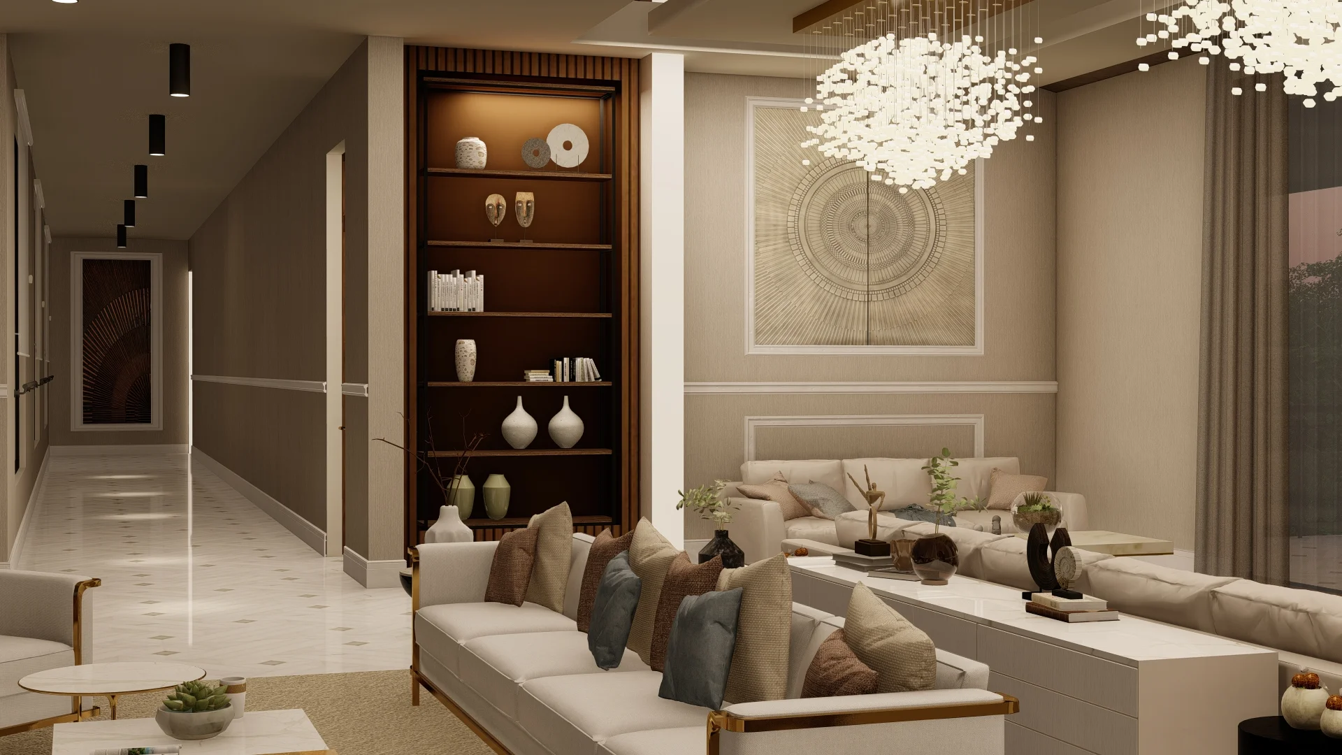 Interior Design Colombo, Sri Lanka, Elegant and luxury, Pelmadulla, second floor Living room 2 angle 1