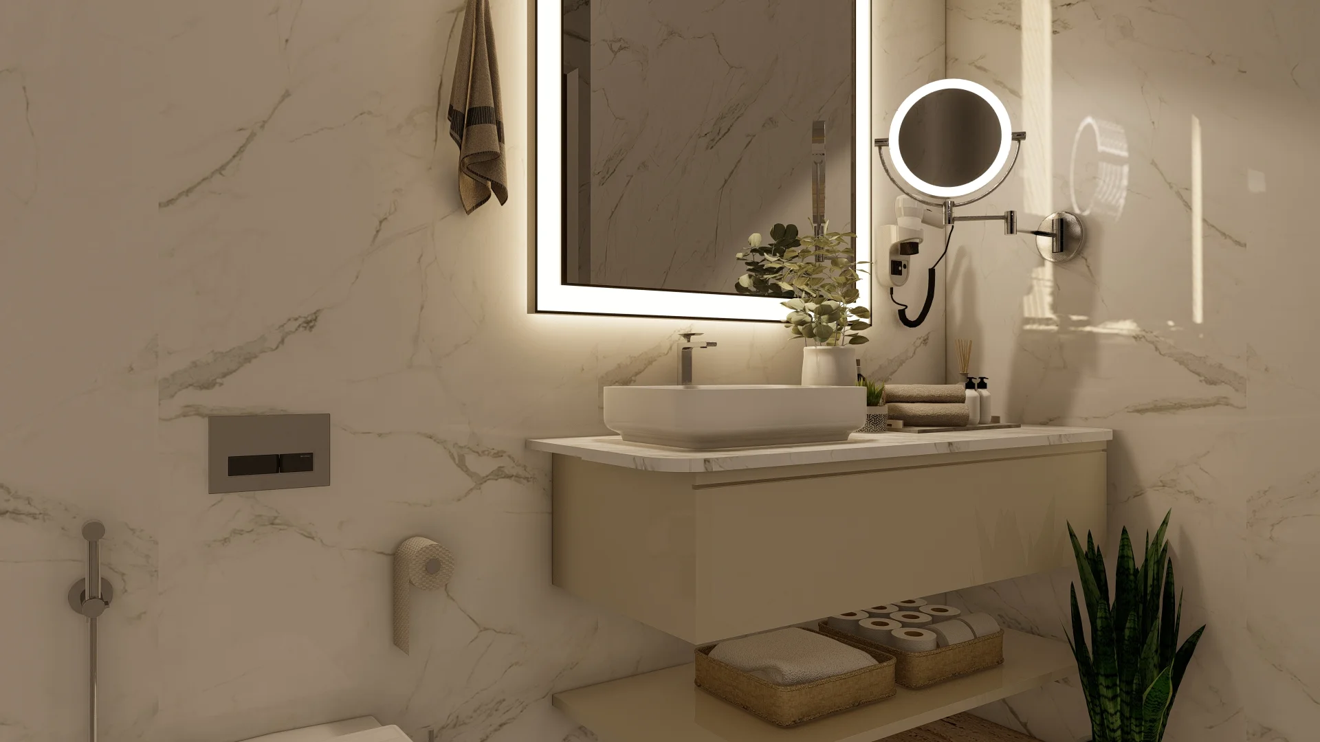 Interior Design Colombo, Sri Lanka, Elegant and luxury, Pelmadulla, bathroom angle 3